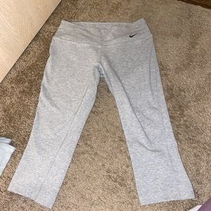 Grey Nike Cropped leggings